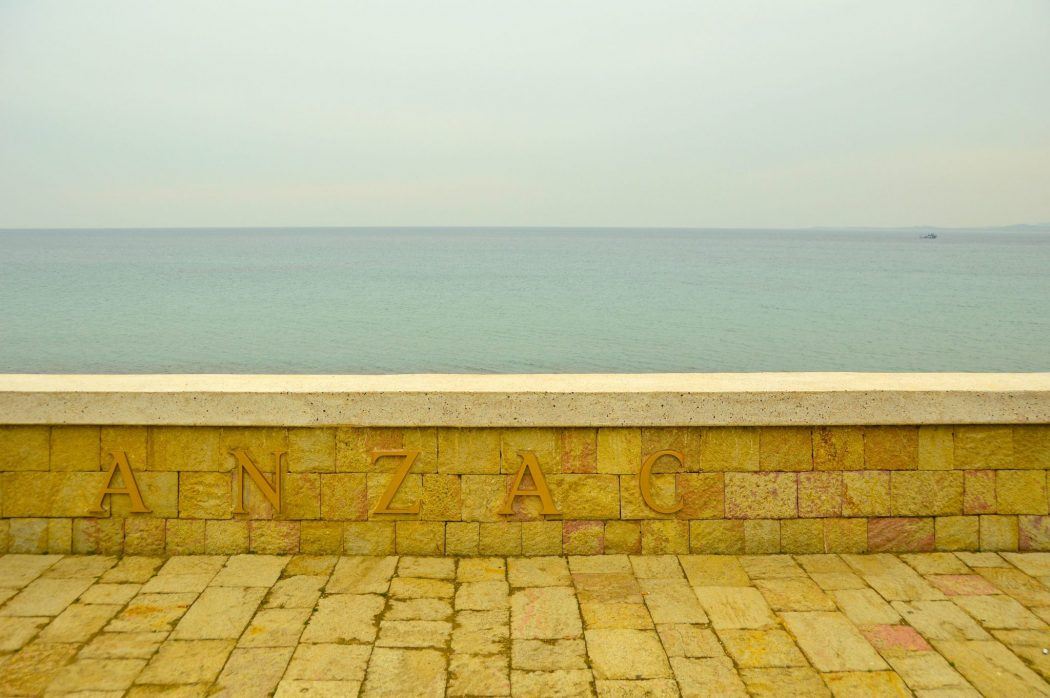 Gallipoli Tours from Istanbul: How to find the Best One 2 sign for Anzac beach with water behind seen on gallipoli tours from istanbul