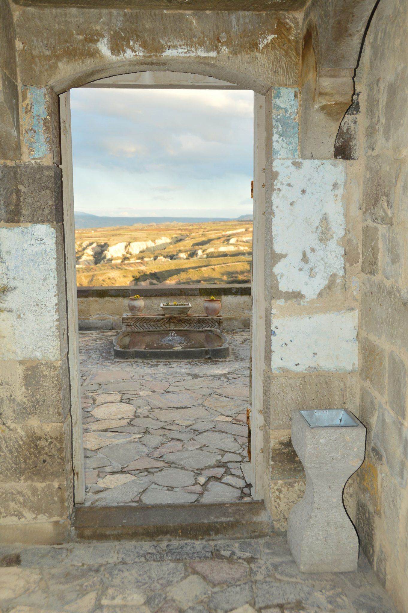 Perfect Cappadocia Itinerary 3 Days 20 Door shaped view from Argos in Cappadocia over the countryside