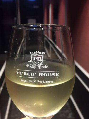 glass of wine at the royal hotel paddington sydney highlights