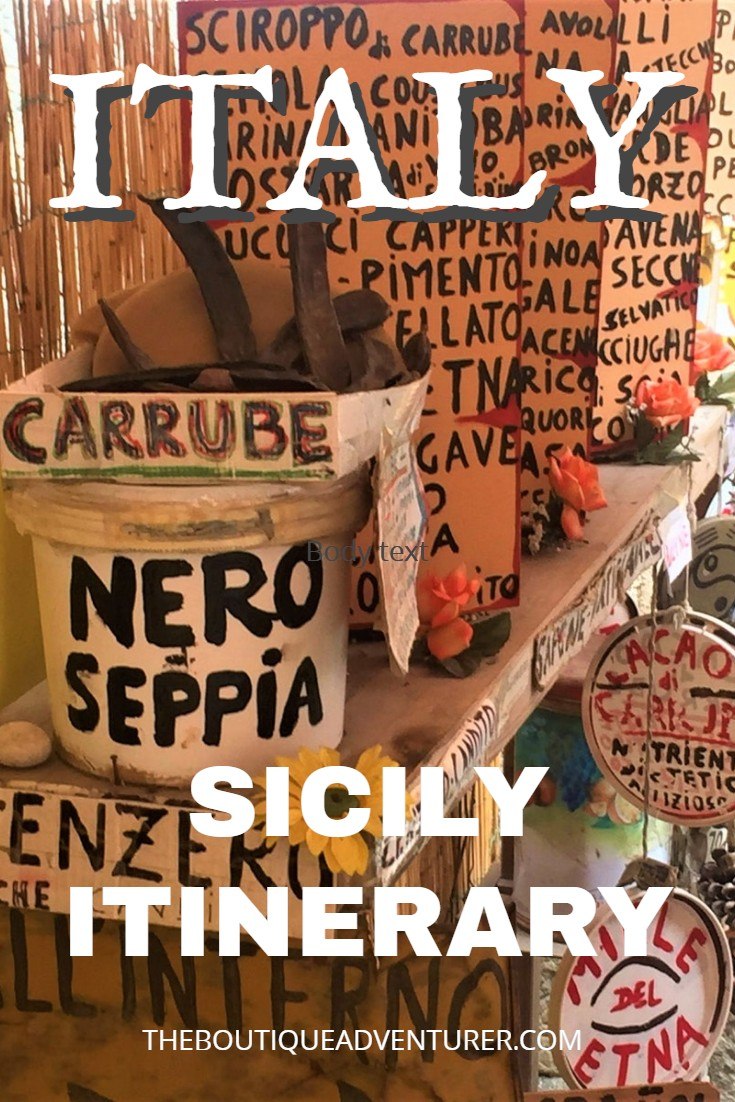 Heading to Sicily? It is stunning and best of all is the fantastic food! Use my 8 night itinerary to help plan a trip to this gorgeous and tasty Italian island! #sicily #italy