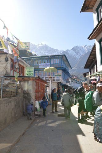 people on the streets of lukla nepal people on the streets of lukla nepal