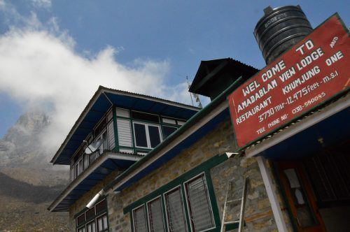 Tea house in Khumjung Nepal Tea house in Khumjung Nepal