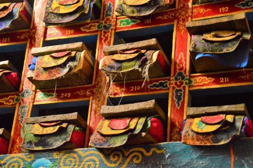 Prayer Books at Khumjung Monastery Nepal Prayer Books at Khumjung Monastery Nepal