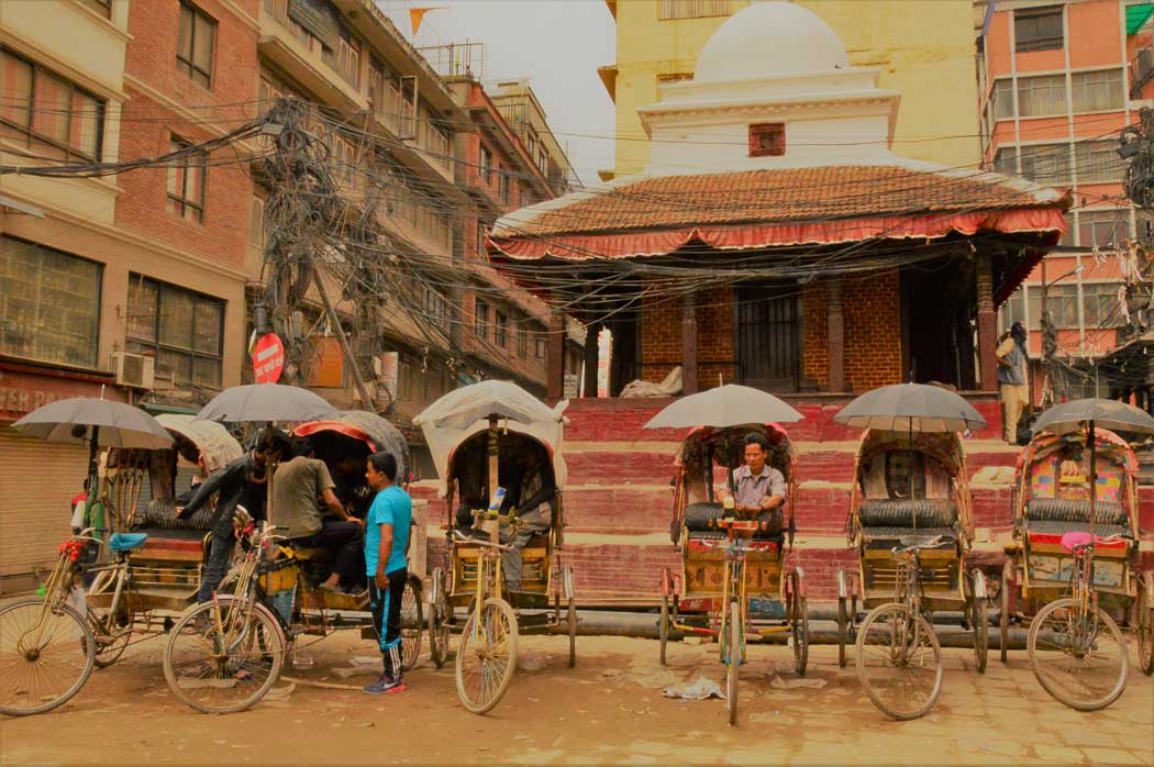 9 Best Places to Visit in Kathmandu & Nearby 13 Rickshaws lined up at Durbar Square