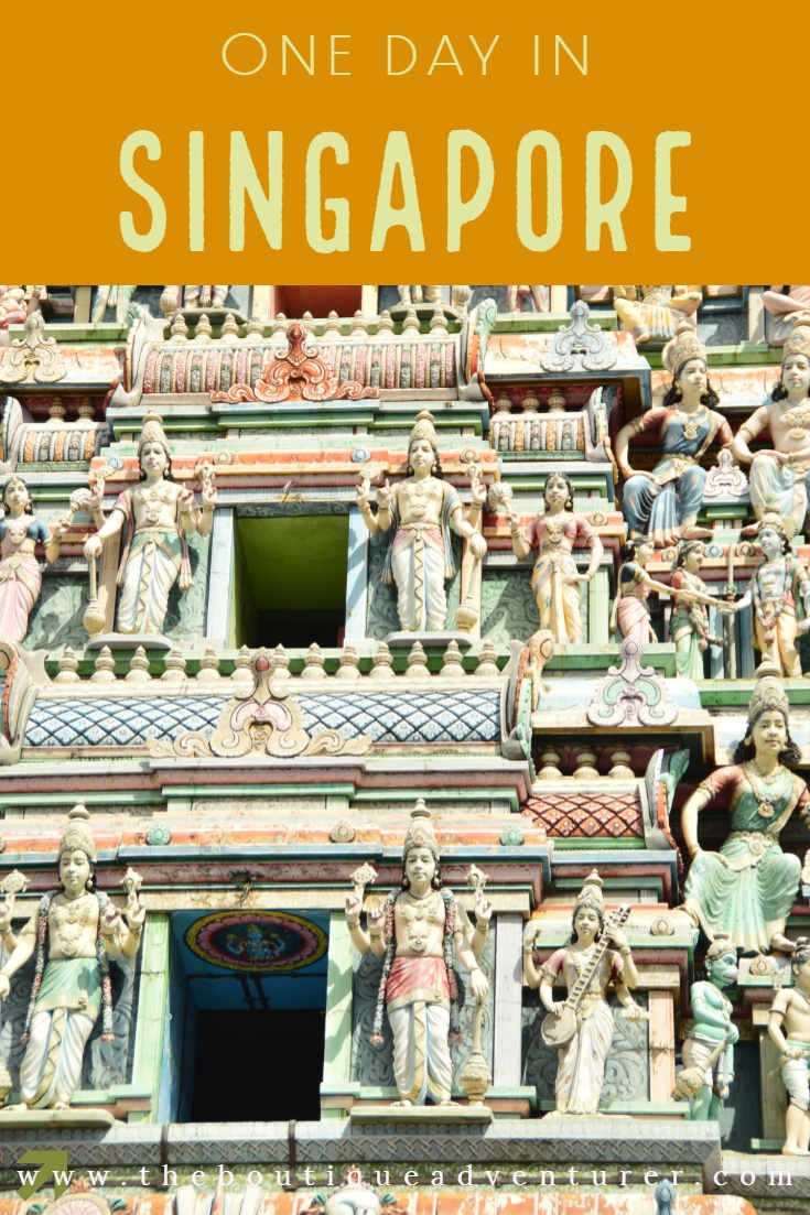 Here is what not to miss, hidden gems plus the top Singapore classic tourist sights and how to fit them in to one day in Singapore #singapore