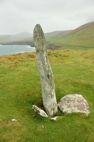 statue at top of Dunmore Heads Dingle Peninsula Ireland statue at top of Dunmore Heads Dingle Peninsula Ireland