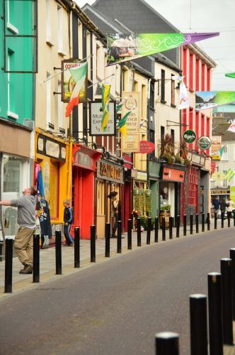 colourful houses on main street killarney ireland colourful houses on main street killarney ireland