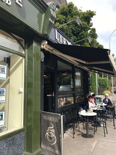 exterior of Lir coffee with outside tables killarney ireland exterior of Lir coffee with outside tables killarney ireland