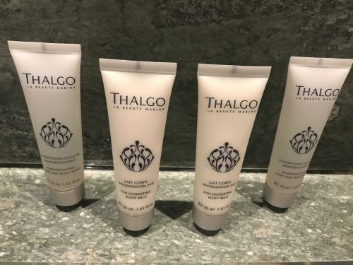 thalgo toiletries in bathroom at Arosa Kitzbühel thalgo toiletries in bathroom at Arosa Kitzbühel
