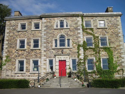 The entrance old building of monart spa ireland The entrance old building of monart spa ireland