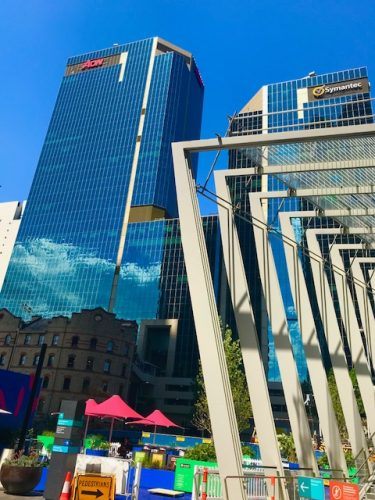barangaroo buildings with modern lines