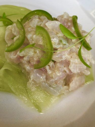 snapper ceviche at love fish barangaroo