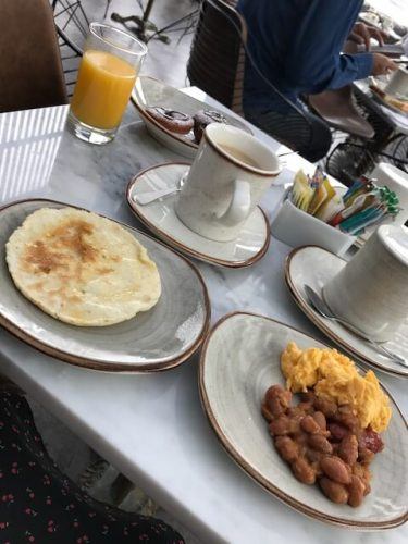 breakfast at art hotel medellin