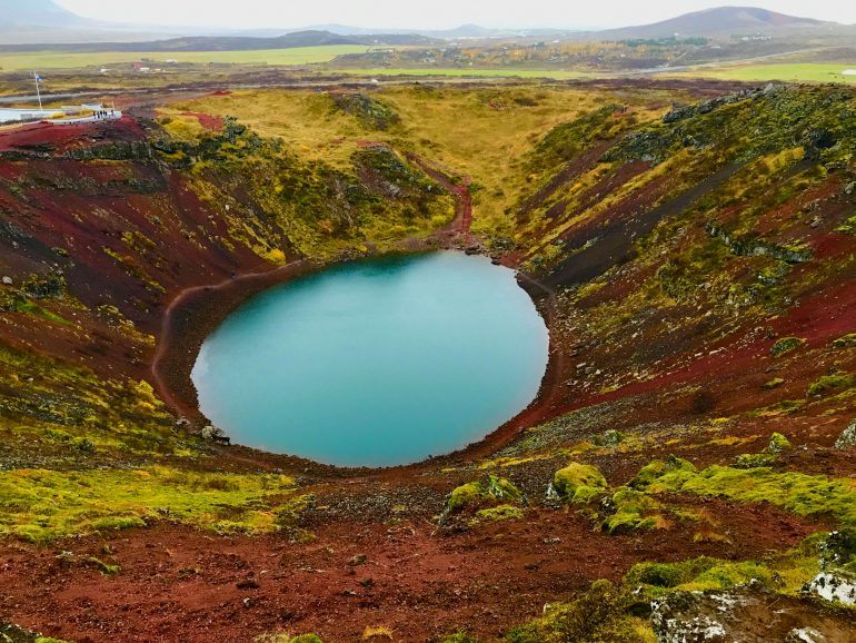 kerio volcanic crater lake iceland travel tips