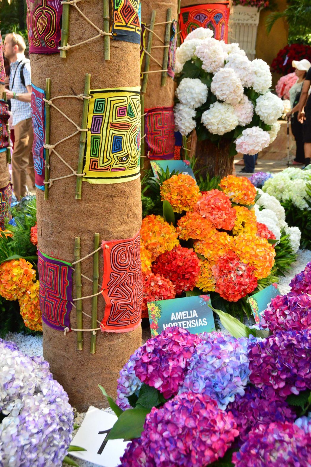 display at the medellin botanic gardens