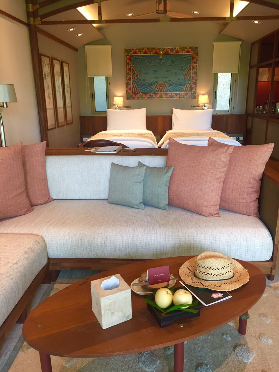 Kamalaya Thailand – Is this the Best Spa in Thailand? 18 lounge and twin beds in the suite