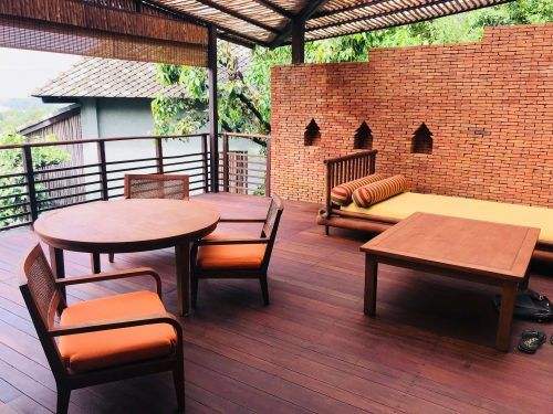 shared area at kamalaya