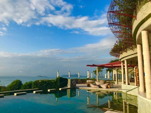 pool for laps at kamalaya koh samui