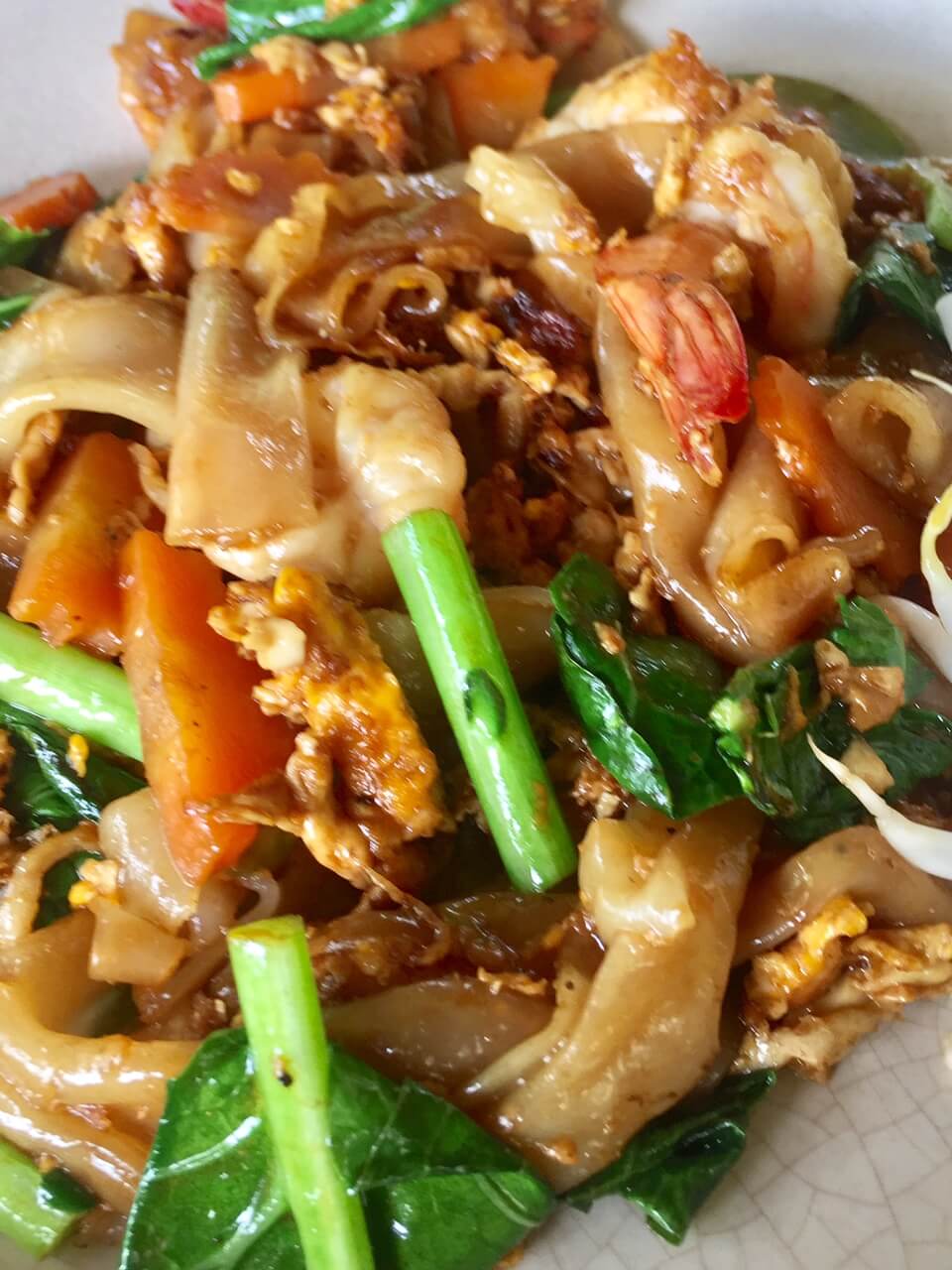 Kamalaya Thailand – Is this the Best Spa in Thailand? 9 close up of pad thai on a white plate