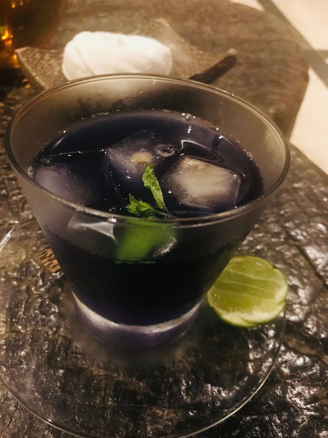 Kamalaya Thailand – Is this the Best Spa in Thailand? 30 blue welcome drink at kamalaya koh samui