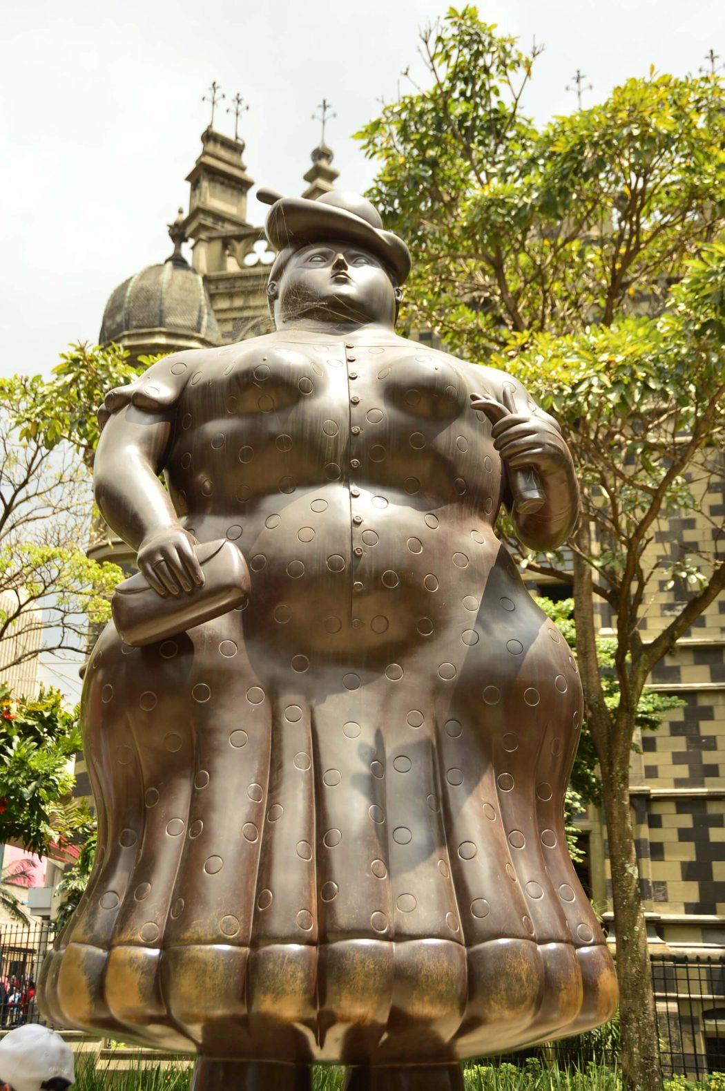 18 Fantastic Things to do in Medellin 4 botero sculpture of woman in plaza botero