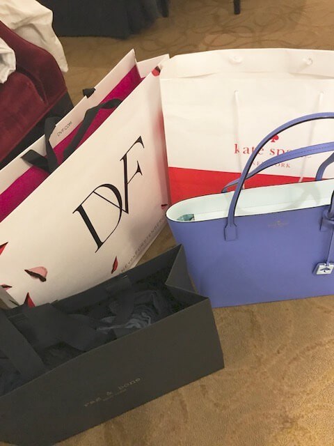 shopping bags from north outlet discount mall