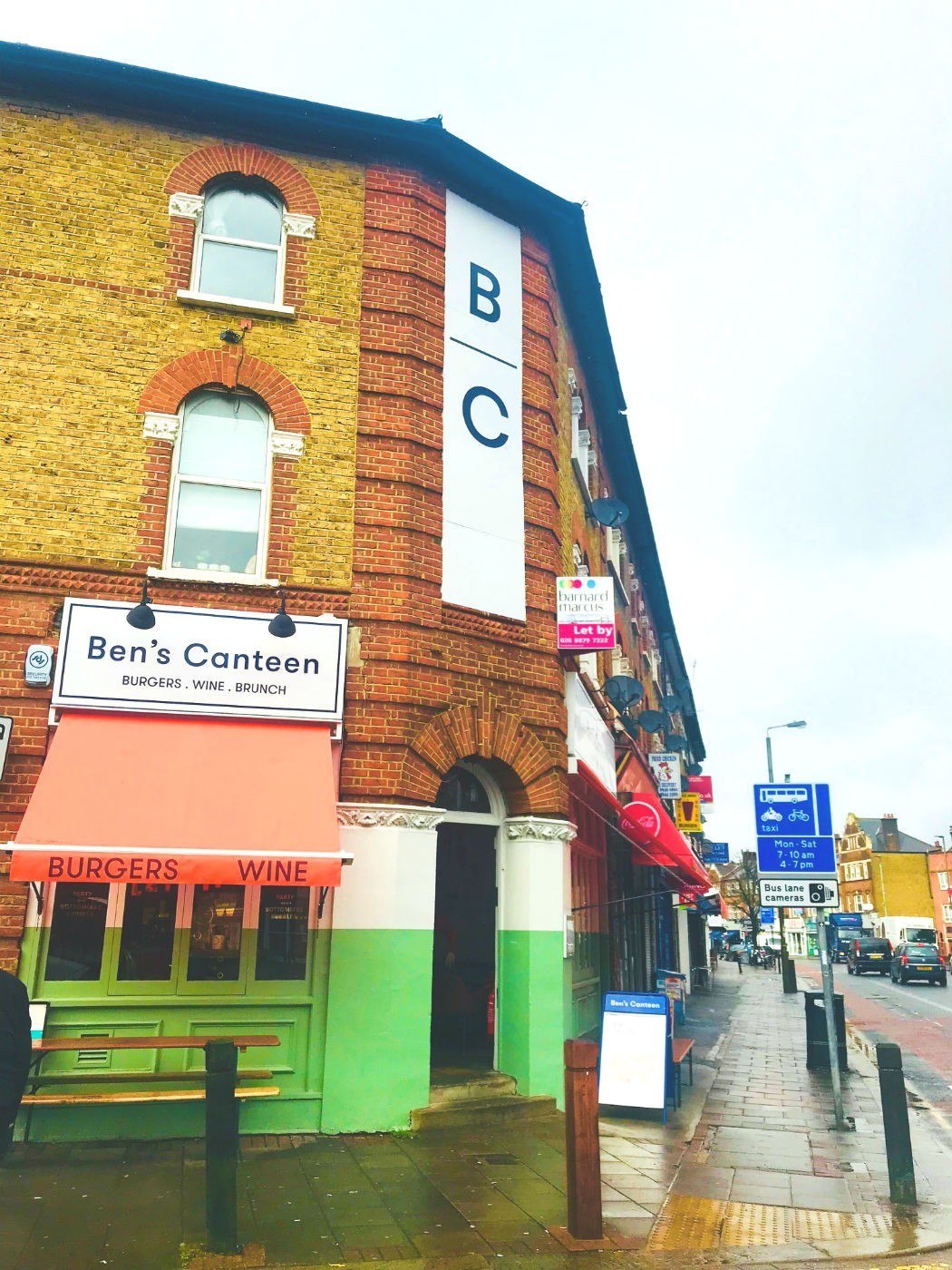 bens canteen earlsfield exterior