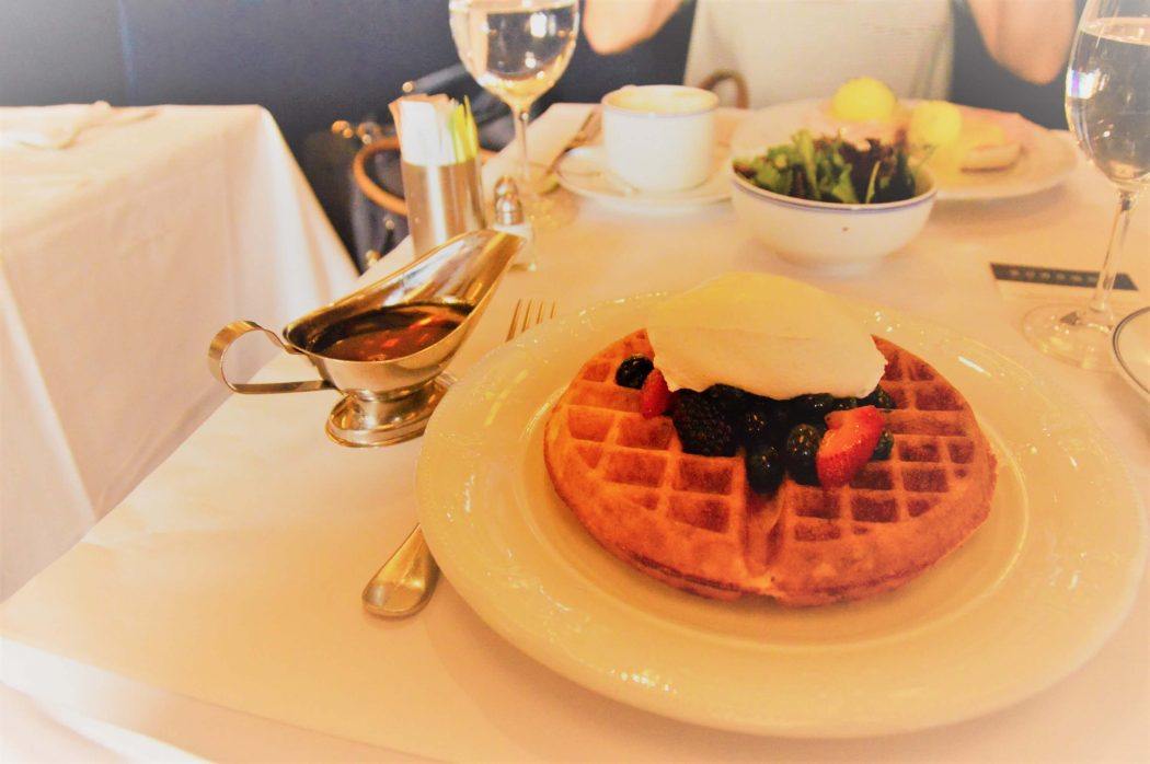 Bouchon Bistro Waffle las vegas