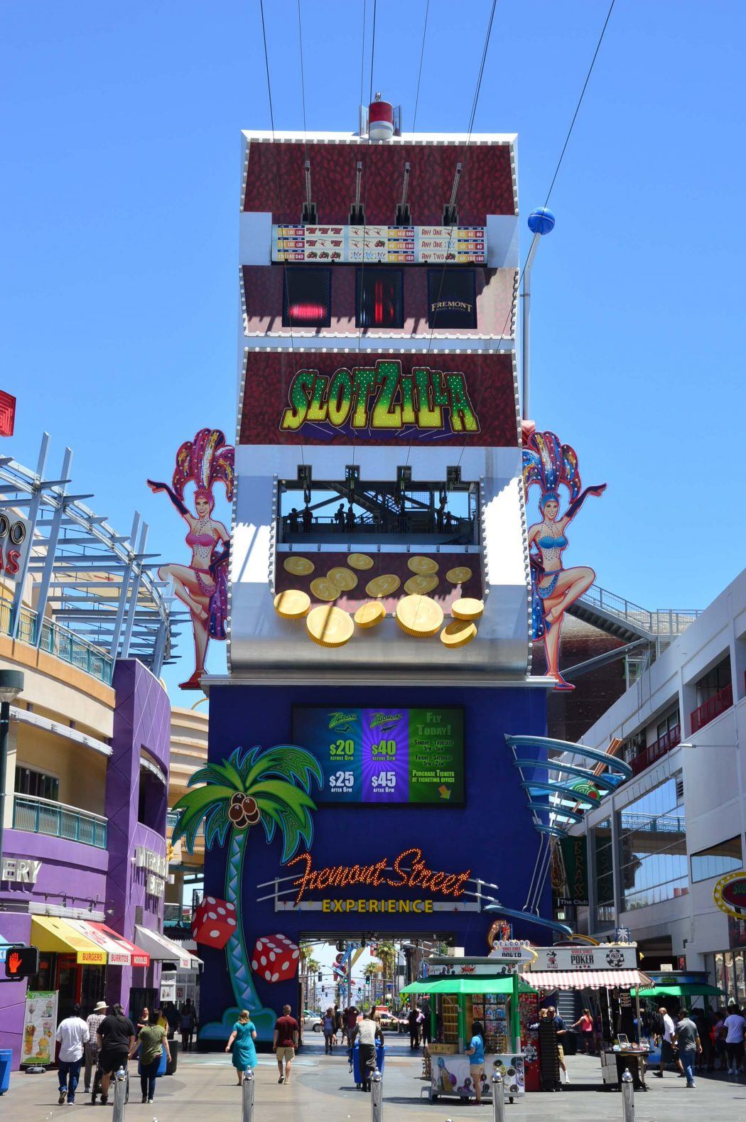 freemont street zip wire las vegas