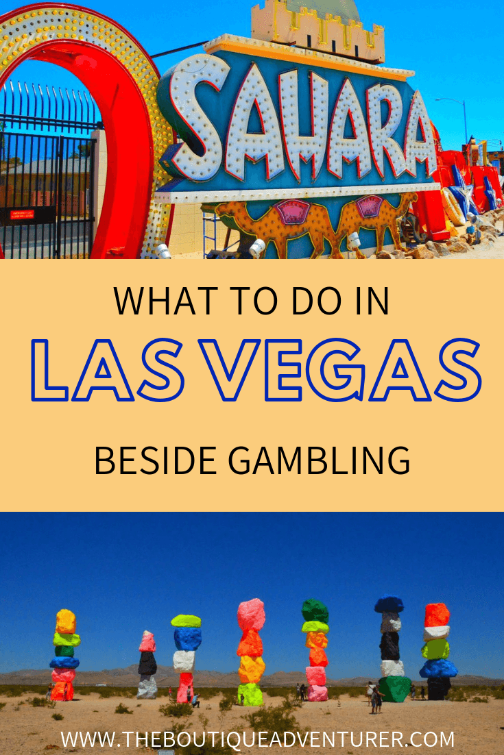 Non gambling activities in vegas