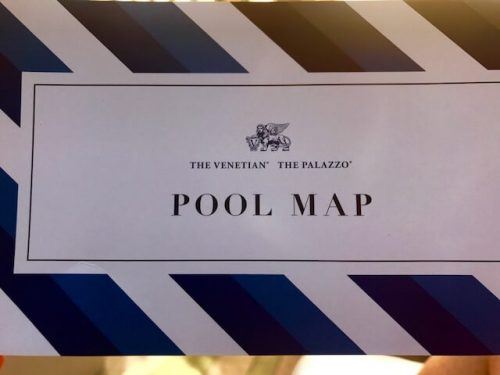 map of pools for the palazzo