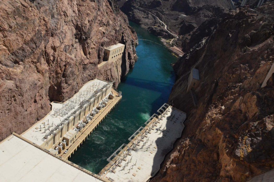 View over the Hoover Dam