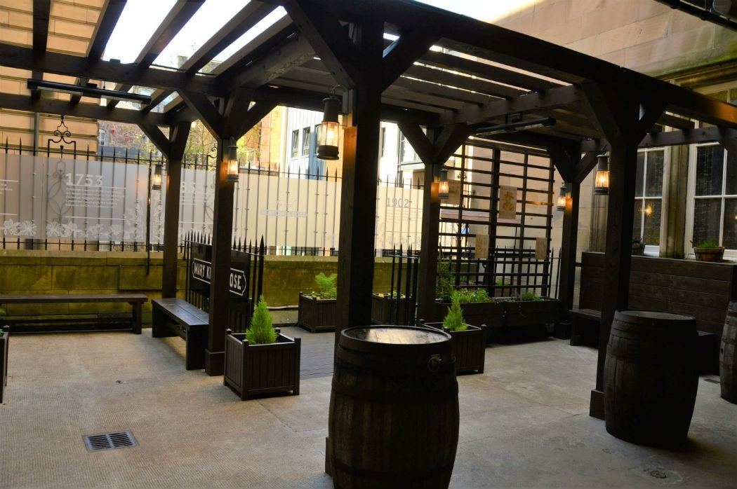 2 Best Edinburgh Vaults Tour Options 16 waiting area for underground edinburgh mary king's close tour