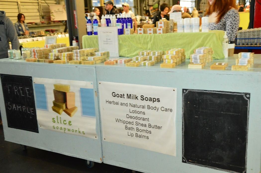 Slice Soapworks stall at Halilfax Farmers Market