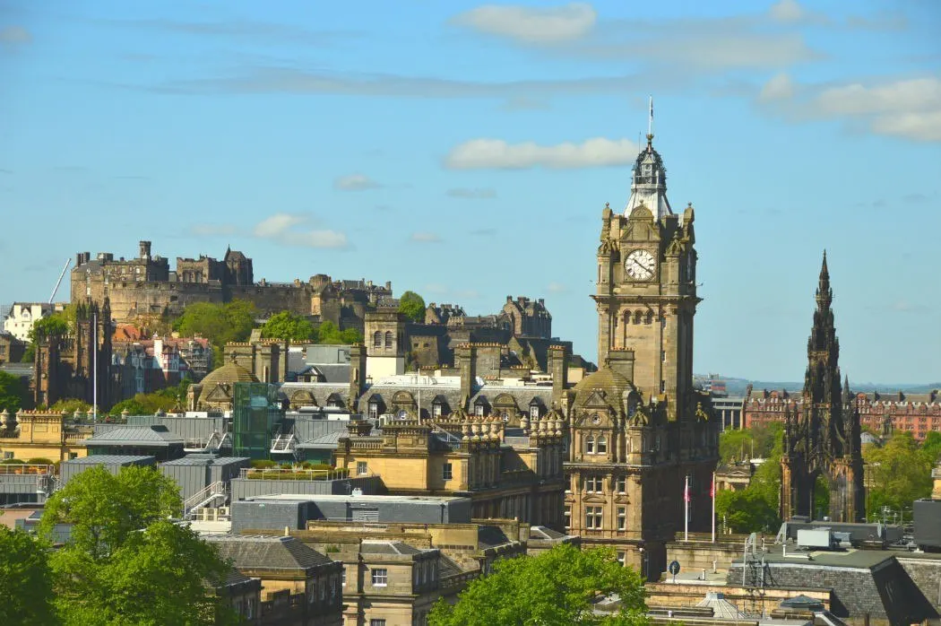 view over edinburgh