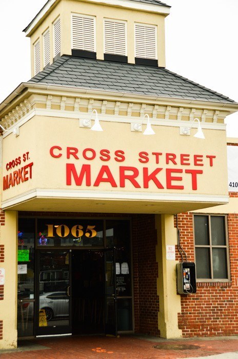 5 Great Baltimore Food Tour Options: Guided and DIY 2 Cross Street Market Baltimore entrance
