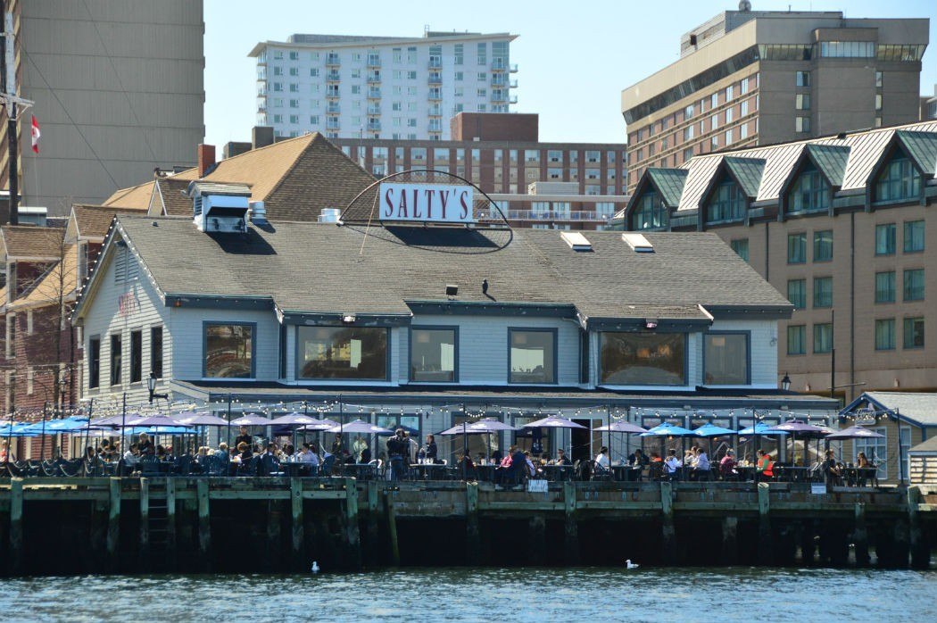 Salty's restaurant on the Halifax waterfront