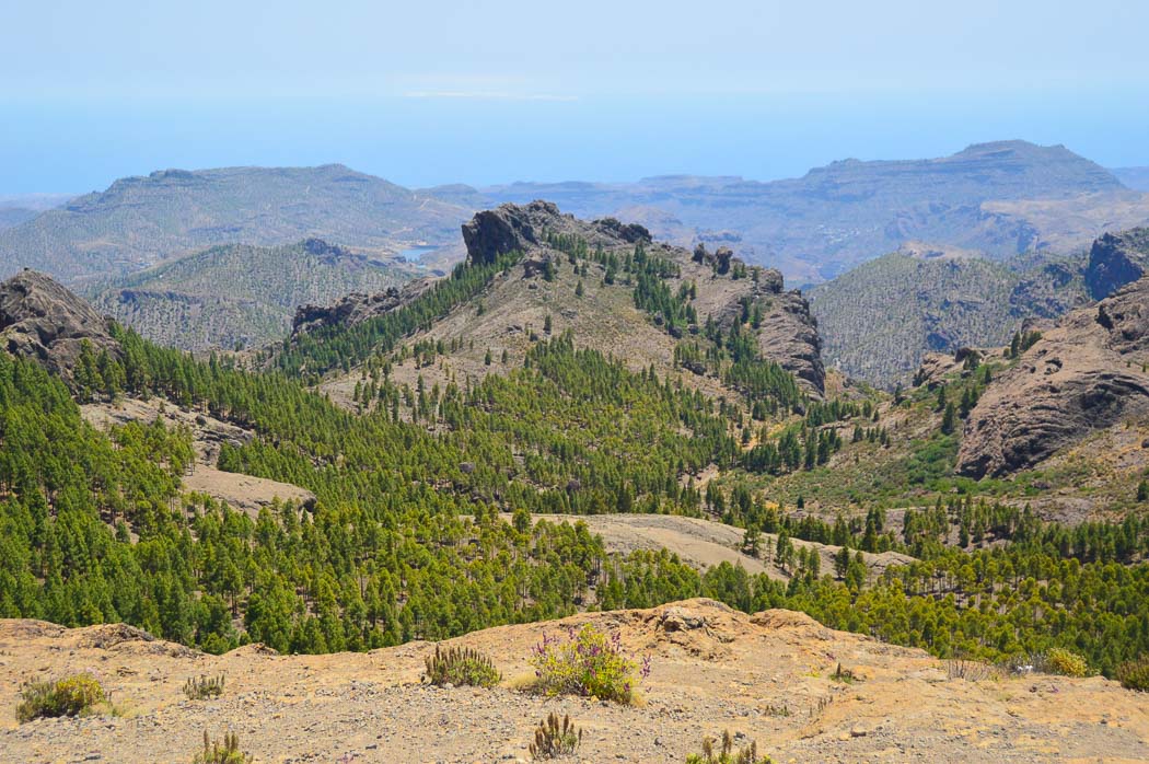The view from the walk up to Roque Nublo Gran Canaria