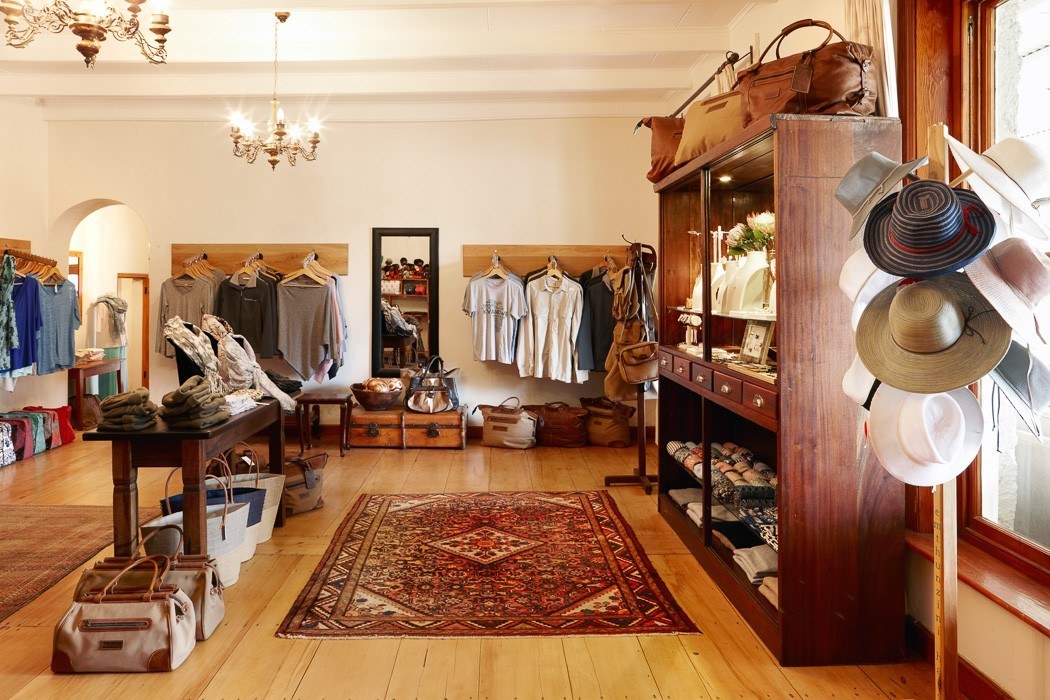 the kwandwe gift shop - perfect place to fill your packing list for safari