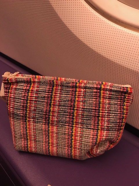 thai airways a380 business class amenities bag