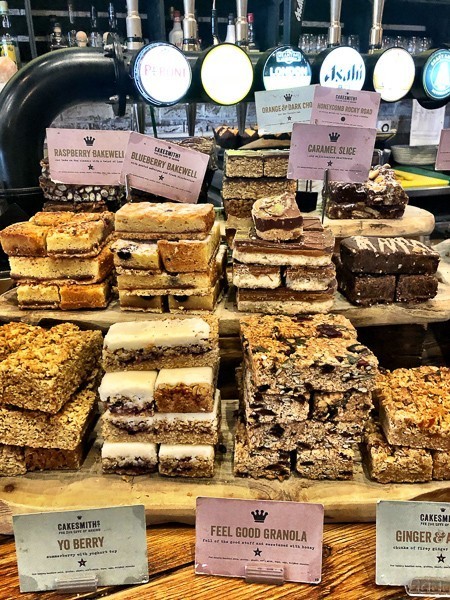 6 Cafes in Exeter Not to Miss 8 variety of cakes on display at Artigiano