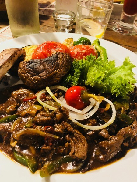 3 Best Czech Republic Spa Towns in Bohemia 14 karlovy vary goulash at restaurant Karel IV
