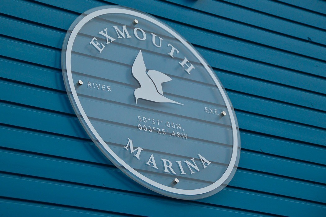 exmouth marina sign 
