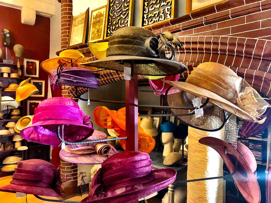 14 Best Things to Do in Tarn et Garonne 5 Hats on display in Hats Block La Forest Caussade