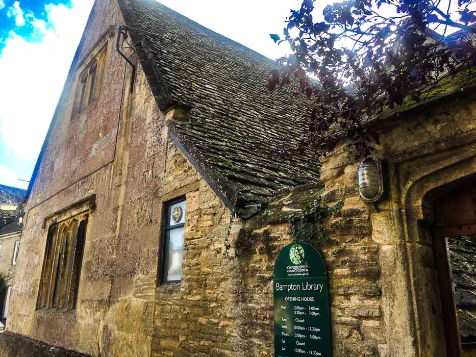 Bampton Library - building used as exterior for the Downton Abbey Hospital