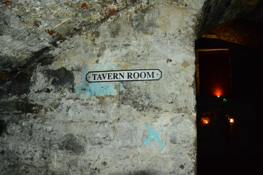 2 Best Edinburgh Vaults Tour Options 10 the old tavern room on the edinburgh vaults tour