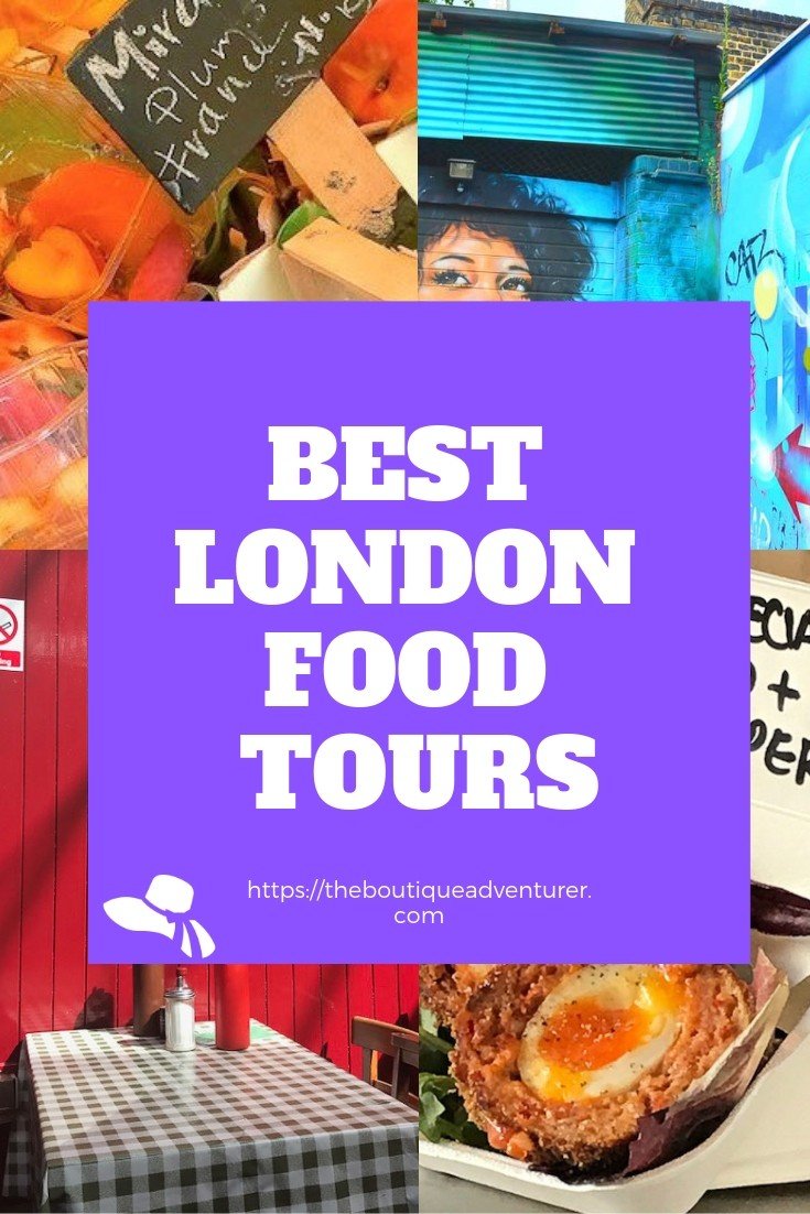 London is now one of the great food centres in the world. London Food Tours can be a great way to navigate the foodie best of this big city. Here are my best london food tours - from me as a local - Borough Market Food Tours, the East End and Brick Lane Food Tours, Soho Food Tours and much more for foodies visiting London #london #londonfood #londonfoodtours
