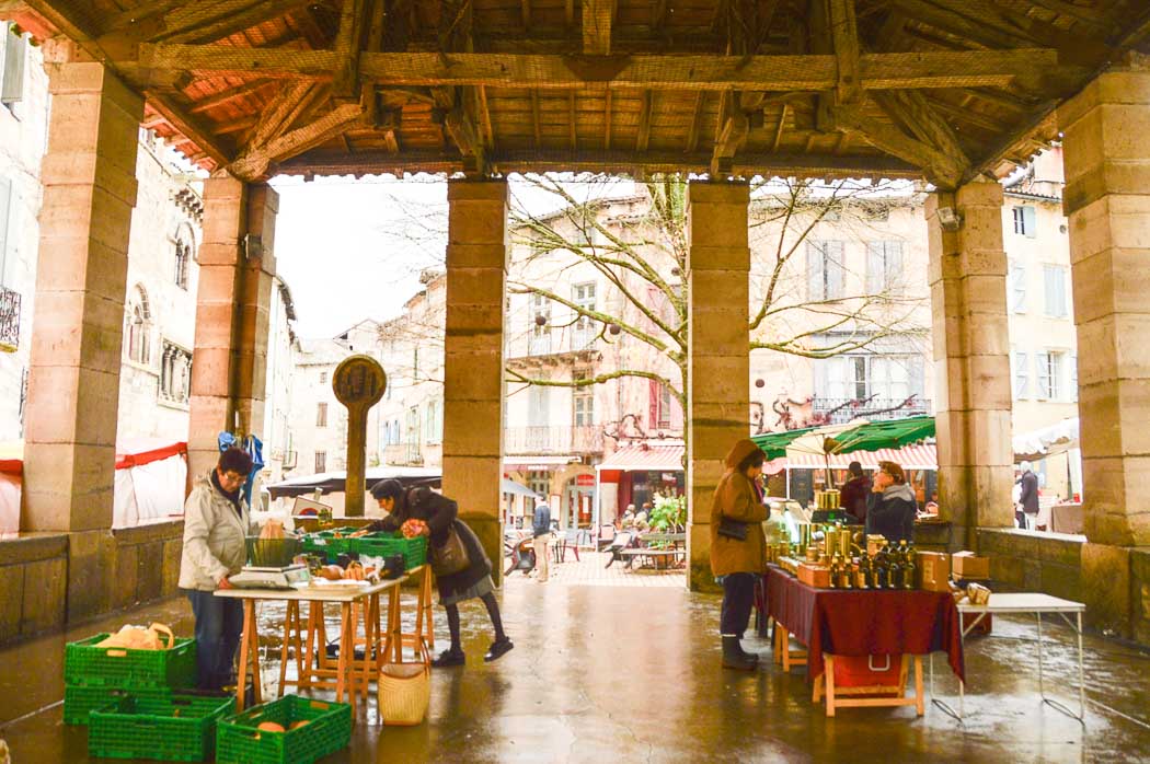 Market Hall centre of Saint Antonin Noble Val