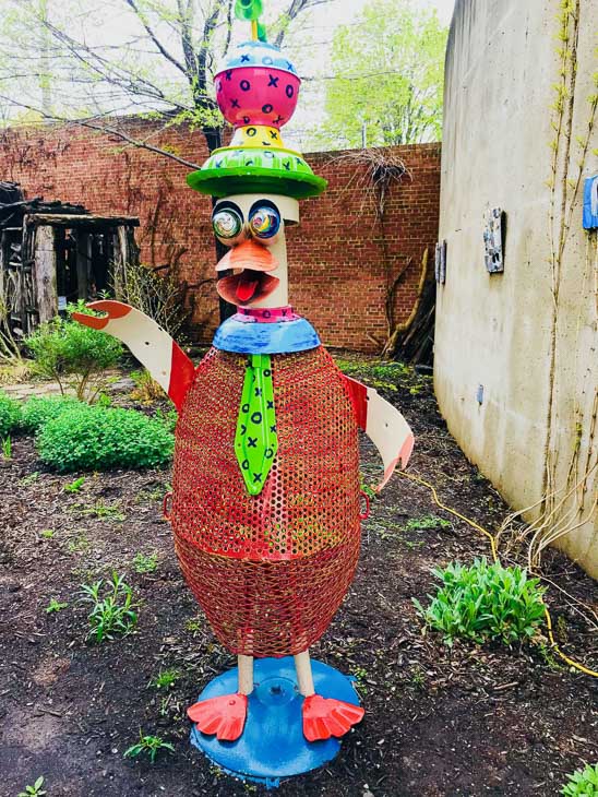 10 Baltimore Attractions Not to Miss 9 duck statue in the grounds of the american visionary art museum