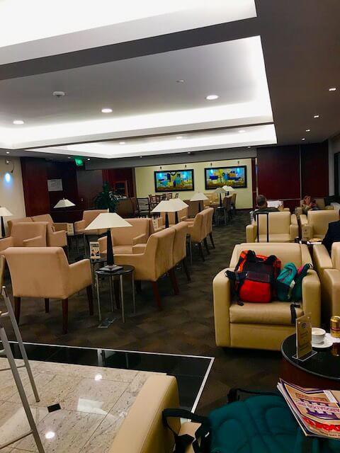 Iberia Business Class Review: Is it Worth It? 9 the lounge in broad view at medellin airport for business class